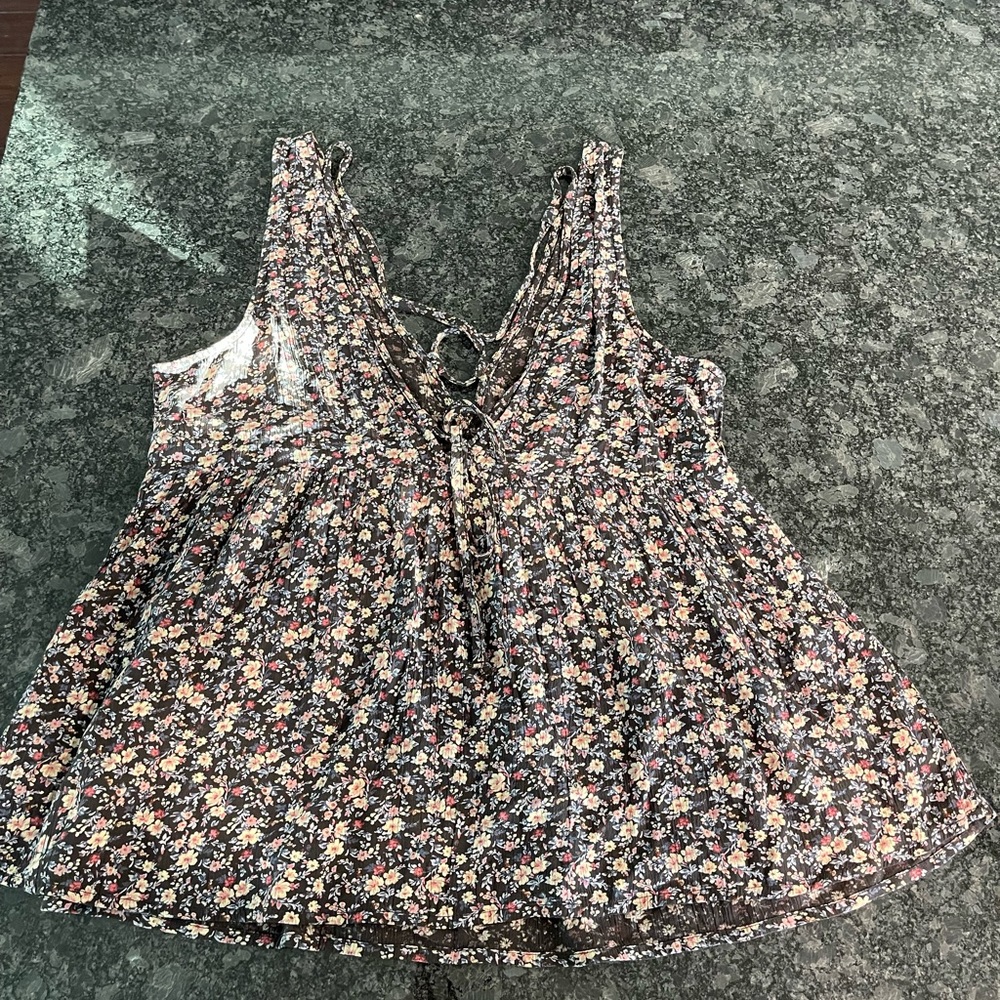 Floral tank top